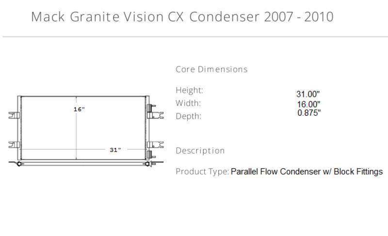 Mack Granite Vision CX その他部品