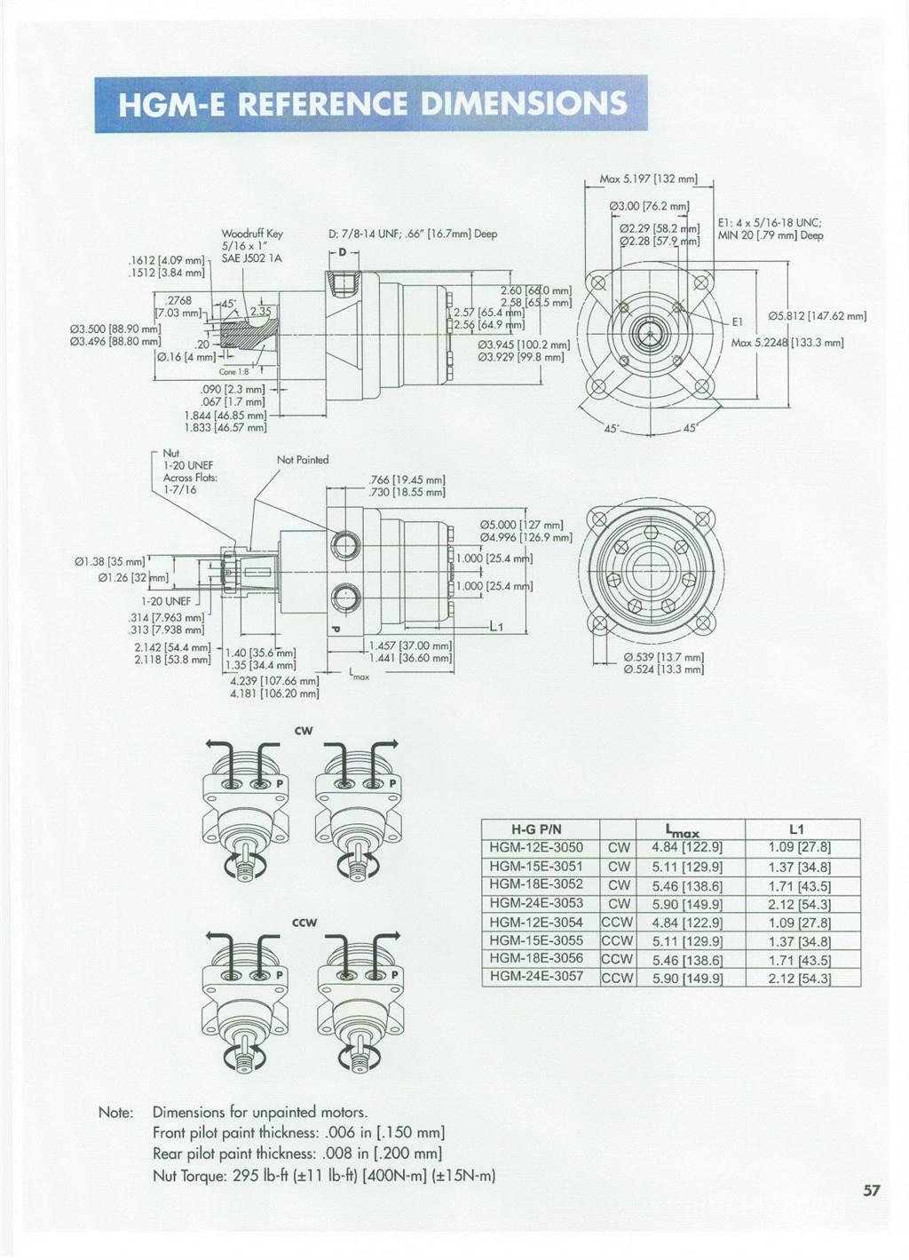  Hydro gear type HGM-15E-3138 ギアボックス