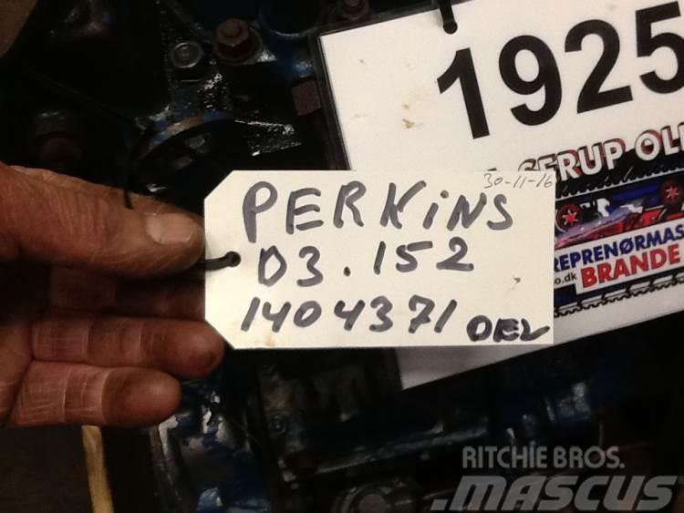 Perkins D3.152 motor - kun til dele エンジン