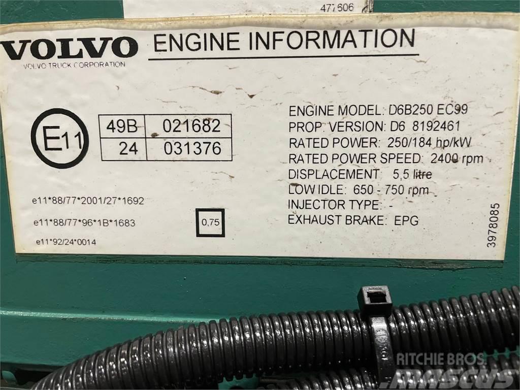 Volvo D6B 250 EC99 motor エンジン