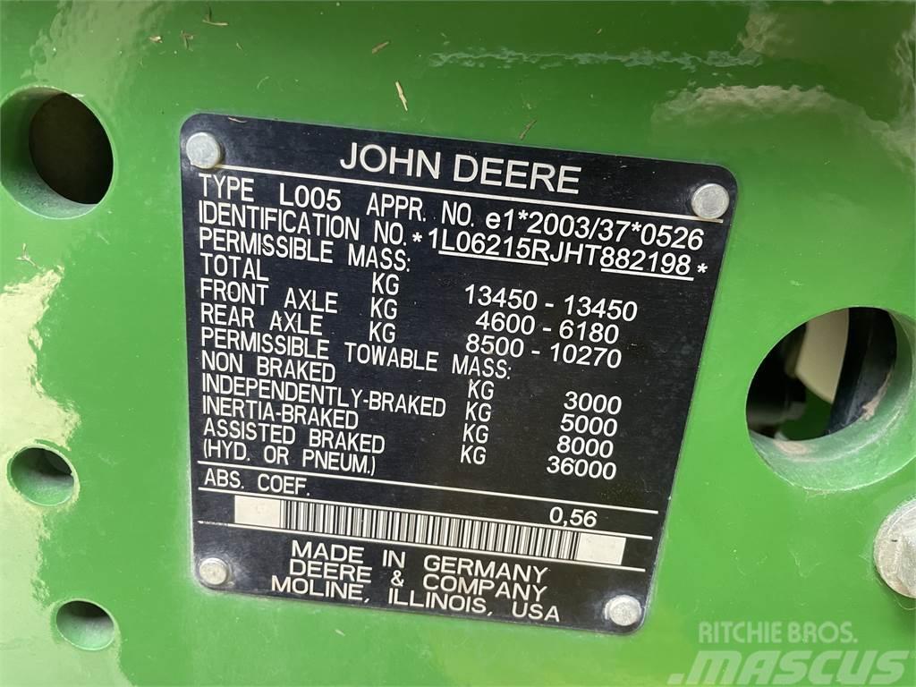 John Deere 6215R トラクター