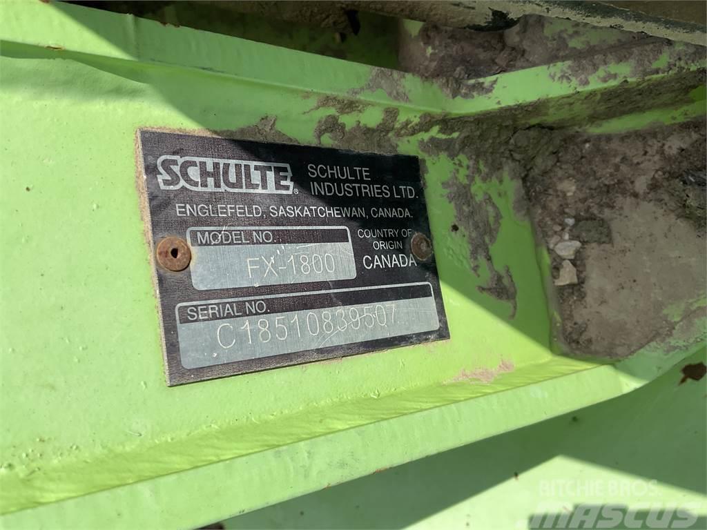 Schulte FX-1800 ベールシュレッダー、カッター、アンローラー