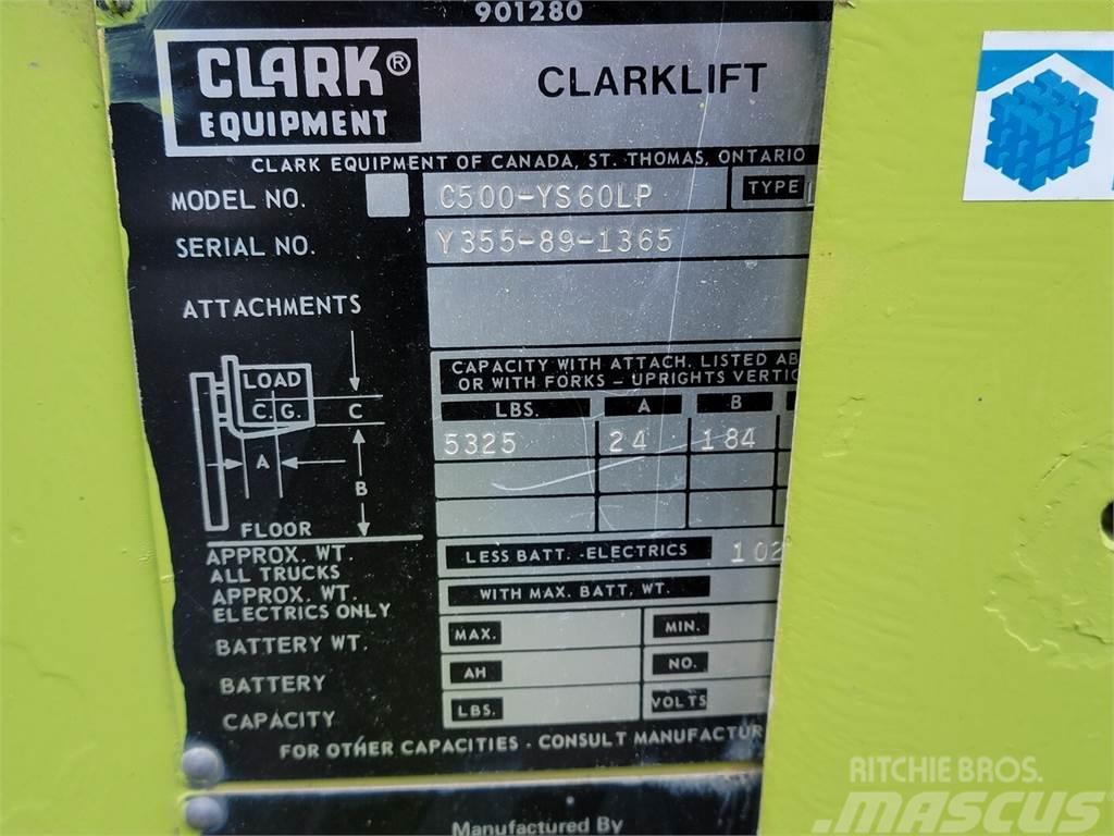 Clark C500-YS60LP LPGフォークリフト