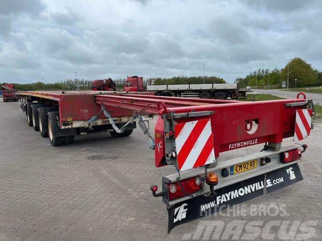 Faymonville 55 m long wing trailer 車両運搬用トレーラー