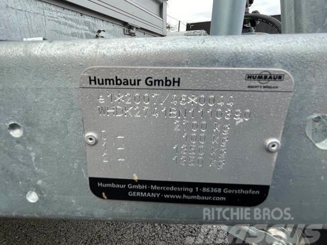 Humbaur HUK273117, Standort: FR/Corcelles フラットベッド／ドロップサイドトレーラー