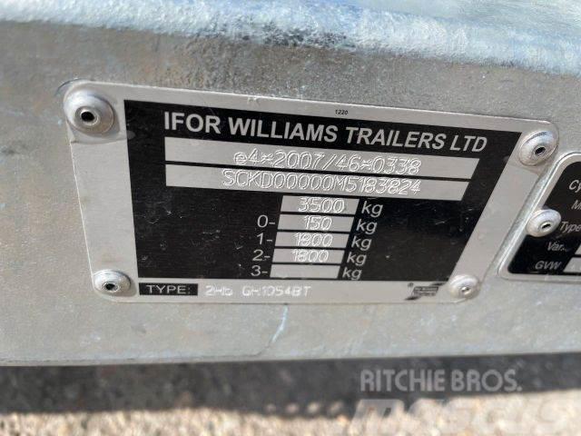 Ifor Williams 2Hb GH35, NEW NOT REGISTRED,machine transport824 車両運搬用トレーラー
