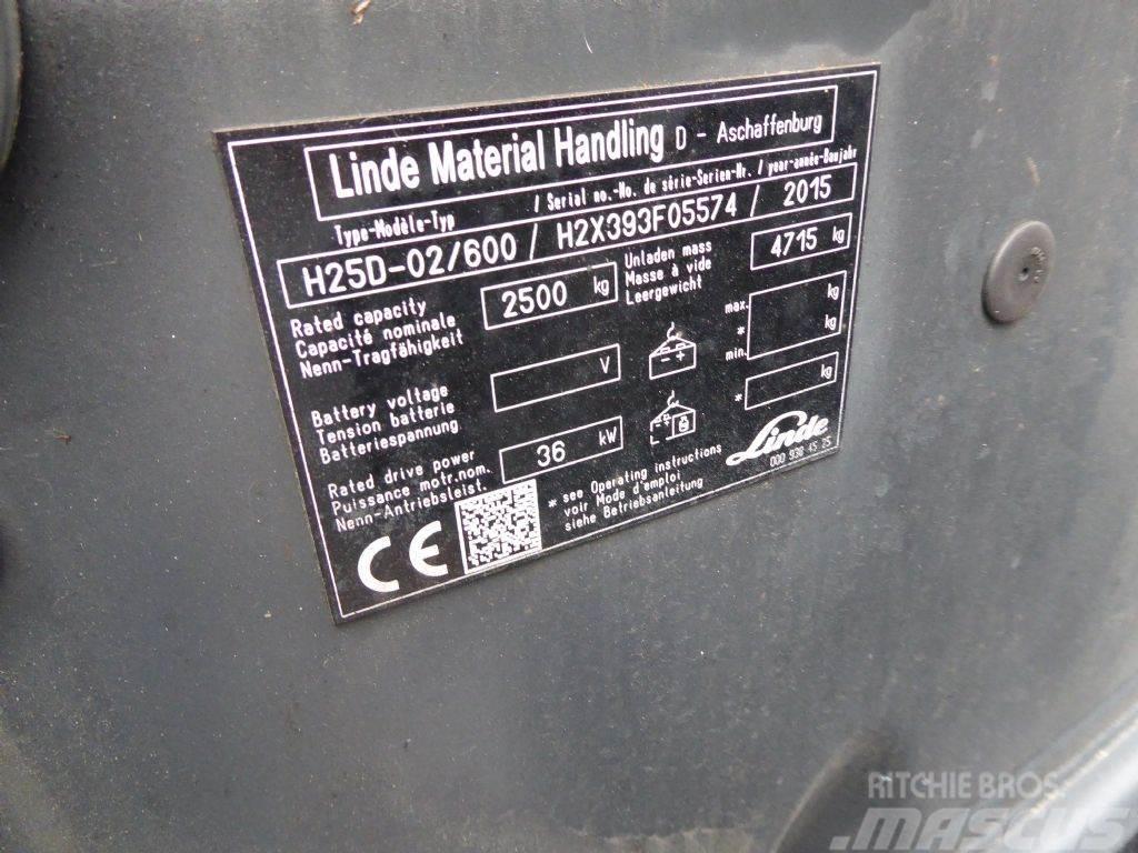 Linde H25D-02/600 ディーゼル・軽油