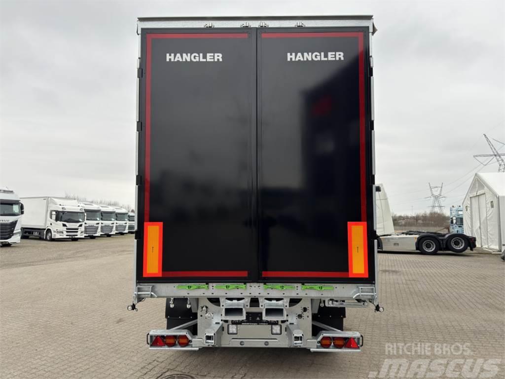  Trailer Hangler 3-axlad gardintrailer med Norgebog カーテンサイダートレーラー