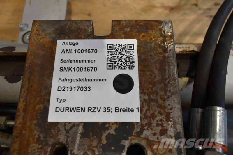 Durwen RZV 35; Breite 1150 mm アタッチメント・部品、その他