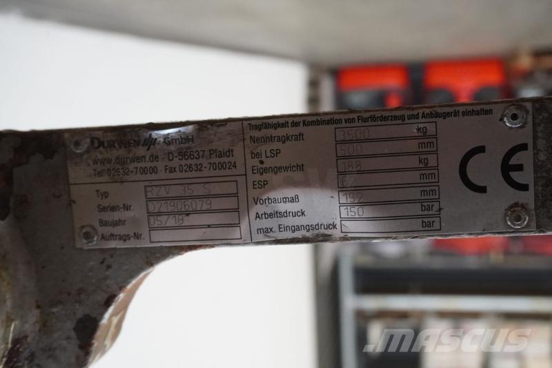 Durwen RZV 35-S B=1150 mm アタッチメント・部品、その他
