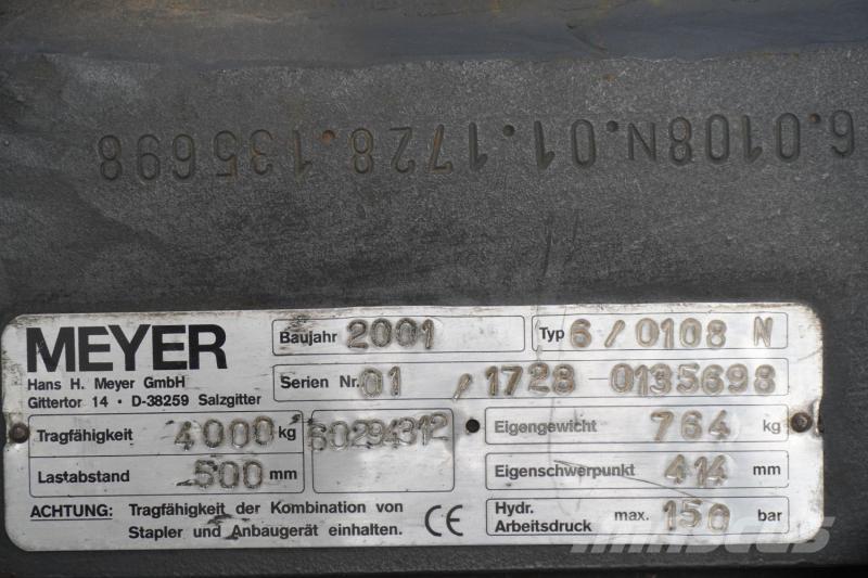 Meyer 6/0108N, Breite 1310 mm アタッチメント・部品、その他
